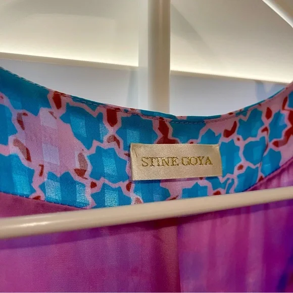 Stine Goya Freesia Midi Dress in Stardot, Medium - Picture 11 of 16